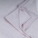 وشاح قطن وشيفون كريمي فاتح ناعم، خفيف وحواف مطرزة بأناقة