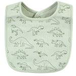 طقم مريلة وشراب قدم من القطن للأطفال برسمة مستكشف الديناصورات