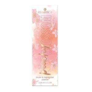 اسينس باليت أحمر الخدود وهايلايتر بتدرج الخوخ