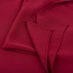 شال من القطن والبوليستر بحواف مخيطة بدقة - أحمر