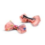 مشبك شعر على شكل فيونكة للبنات مع الجليتر واللؤلؤ لمسة من الأناقة لكل مناسبة