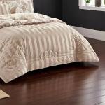 طقم لحاف مورا إسبانيا "ريغال سترايبس" – 6 قطع بطبعة باروكية فاخرة ولمسة ساتان مبطنة