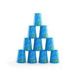 كؤوس التكديس للرمي المتساقط مع حقيبة رمي ناعمة - نمط شبيه باللهب