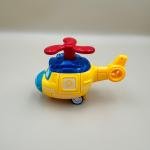 طائرة هليكوبتر كرتونية من Whirly Eyes - لعبة ادفع وانطلق مع حركة المروحة