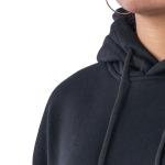 كنزة صوفية - سويت شيرت بقلنسوة من الصوف برباط كبير الحجم