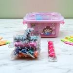 مجسم طين تشكيل للأطفال مجموعة عجينة لعب 24 لون مع قوالب شخصيات كرتونية