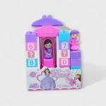 مجموعة مكعبات قلعة الأميرة مع دمى