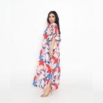 دراعة كريب حرير ايطالي بإكمام واسعه