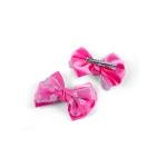 مشابك شعر بتصميم زهوروشريط إكسسوار شعر جميل وأنيق