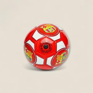 كرة قدم فريق FCB الأحمر إصدار للأطفال متينة، خفيفة الوزن ومثالية للاعبين الصغار