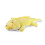 وسادة محشوة على شكل ديناصور أصفر نائم – 100 سم