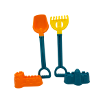 مجموعة عربة البناء للشاطئ وأدوات اللعب بالرمل