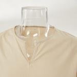 طقم بيجامة كاجوال فضفاض بمقاسات كبيرة غير مطاطي وجيوب عملية وقماش يسمح بالتهوية