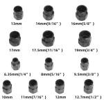 مجموعة مقابس لاستخراج الصواميل والمسامير - 14 قطعة
