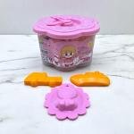 مجموعة عجينة اللعب للأميرات 12 لونا من الصلصال الطري للأطفال لعبة إبداعية للفنون والحرف