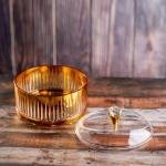 وعاء حلويات أكريليك بتصميم خطوط رأسية