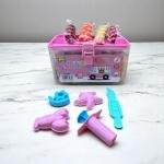 مجسم شاحنة الآيس كريم  مجموعة عجين اللعب 24 لون للاطفال