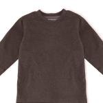 طقم بيجامة حراري للأولاد - بني داكن