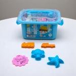 مجسم طين تشكيل للأطفال مجموعة عجينة لعب 24 لون مع قوالب شخصيات كرتونية