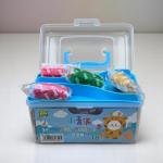 مجموعة معجون التشكيل بتصميم الأرنب تأتي مع 18 لونا نابضا بالحيوية