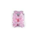 مشبك شعر للبنات على شكل فيونكة شفافة لامعة