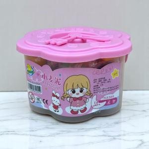 مجموعة عجينة اللعب للأميرات 12 لونا من الصلصال الطري للأطفال لعبة إبداعية للفنون والحرف