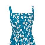 أوشن بلوسوم فستان ميدي بتفصيل سموك