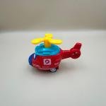 طائرة هليكوبتر كرتونية من Whirly Eyes - لعبة ادفع وانطلق مع حركة المروحة