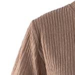 طقم ملابس منزلية بنقشة مضلعة تطريز على الصدر وقصة مريحة راحة وأناقة في كل لحظة