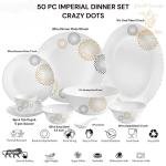 طقم عشاء إمبريال - 50 قطعة