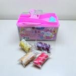 مجموعة معجون التشكيل بتصميم الأرنب تأتي مع 18 لونا نابضا بالحيوية