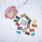 مجموعة الطين الناعم الملوّن من كرييتيف وورلد صندوق تخزين مطبوع بأشكال الأرنب والدب