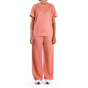 طقم ملابس منزلية مضلع بلمعة أنيقة وملاءمة مريحة