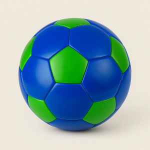 كرة القدم Eco Splas  الإصدار الأزرق والأخضر متينة ومثالية لجميع الأعمار