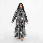 عباية استقبال من تافيتا إيطالي مطرز بتفاصيل فاخرة