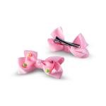 مشبك شعر للبنات بتصميم فيونكة مرصعة باللؤلؤ