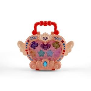 علبة مكياج بتصميم قلب قابلة للارتداء للبنات