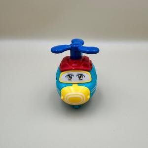 طائرة هليكوبتر كرتونية من Whirly Eyes - لعبة ادفع وانطلق مع حركة المروحة