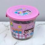 مجموعة صلصال الفتاة الكرتونية التي تحتوي على 24 لونا زاهيا من الصلصال الناعم لتشكيل المجسمات