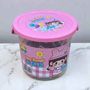 مجموعة صلصال الفتاة الكرتونية التي تحتوي على 24 لونا زاهيا من الصلصال الناعم لتشكيل المجسمات