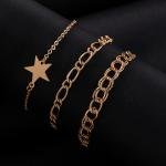 مجموعة أساور الأناقة النجمة - 5 قطع