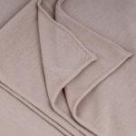 شيلة من القطن والشيفون بحواف دقيقة – لون تافي كريم