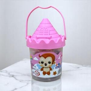 مجموعة دلو القلعة لعجينة الصلصال طين ملون مع مقبض حمل