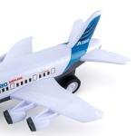 لعبة طائرة A380 مع عجلات تصميم واقعي، متينة وممتعة للأطفال