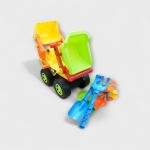 لعبة شاحنة الحفار الملونة