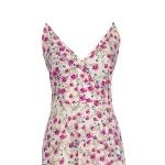 فستان ماكسي برقة الليل بنمط عنق على شكل V