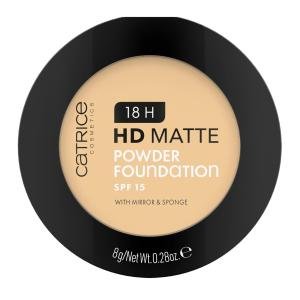 كاتريس بودرة أساس مات HD تدوم 18 ساعة – اللون 015N | خفيفة، مقاومة للزيوت وتدوم طويلاً