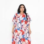 دراعة كريب حرير ايطالي بإكمام واسعه