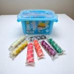 مجسم طين تشكيل للأطفال مجموعة عجينة لعب 24 لون مع قوالب شخصيات كرتونية