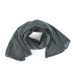 شال من الشيفون والقطن بحواف دقيقة – أخضر